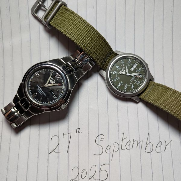 [WTS] Seiko 5 Automatic Khaki Green Military – SNK805 – Nyl…