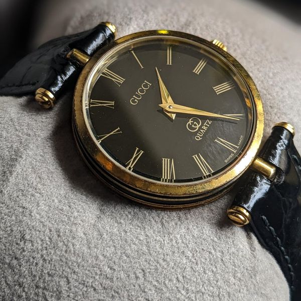 [WTS] Vintage 1980s Gucci Stack Watch with Roman Numeral, 2…