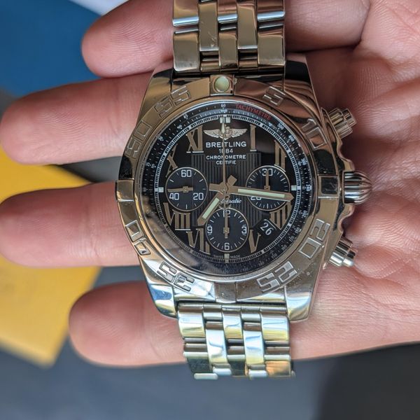 [WTS] Breitling Chronomat Chronograph AB0110 Black Dial - F…