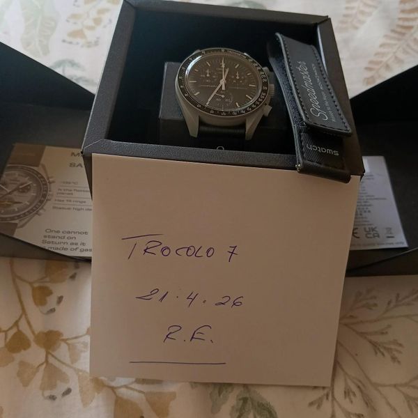 Omega Swatch Mission on the Moon