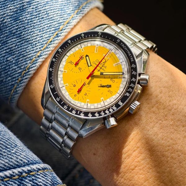 [WTS] Omega Speedmaster Reduced "Yellow Schumacher" 3510.12…