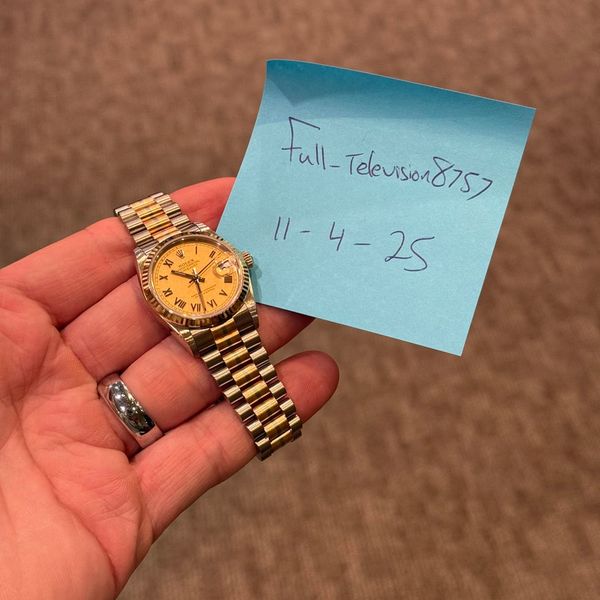 [WTS] Midsize Rolex Datejust President 31mm Tridor Tri Colo…