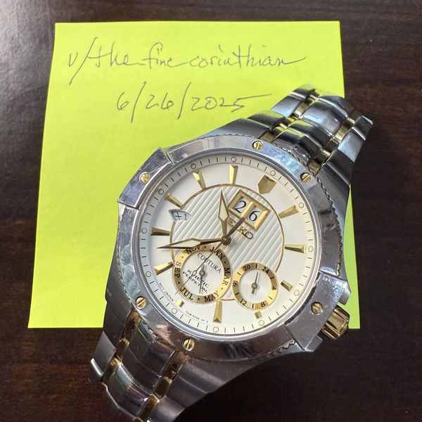 [WTS/WTT] Seiko Coutura Kinetic Perpetual Calendar $150 OBO…