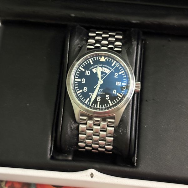 FSOT: IWC UTC TZC Pilots series IW325102 on bracelet with b…