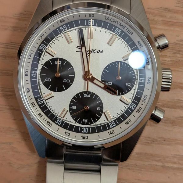 [WTS] Sugess S465 Chronograph, panda-style dial