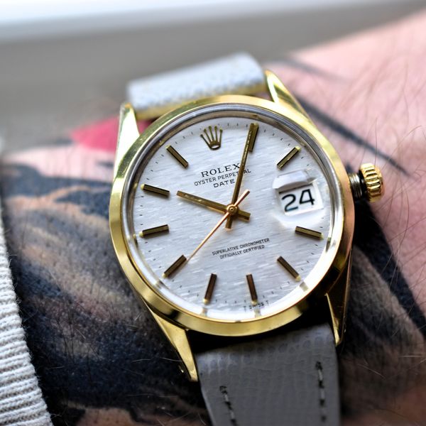 [WTS] Vintage Ref. 1550 1972 Rolex Oyster Perpetual Date 💛⚪