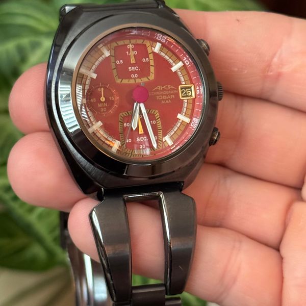 [WTS] Seiko Alba AKA 1/10 Chronograph V657-6030 — Red Dial