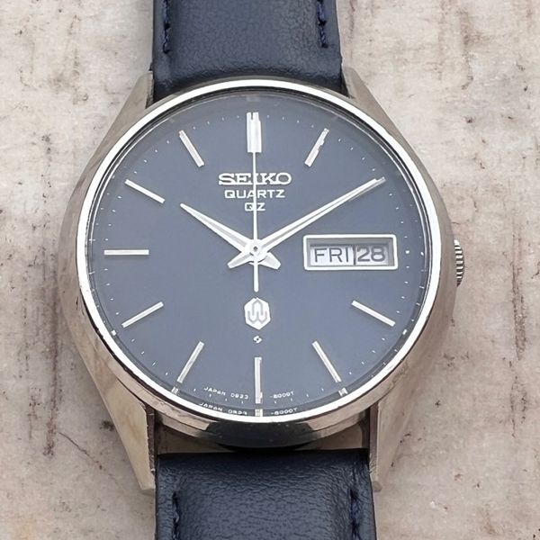 Seiko Quarzuhr QZ 0923-8000 aus August 1974 mit seltenem bl…