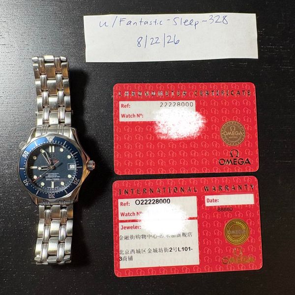 [WTS] 2222.80 Omega Seamaster 300 Casino Royale Midsize w/ …