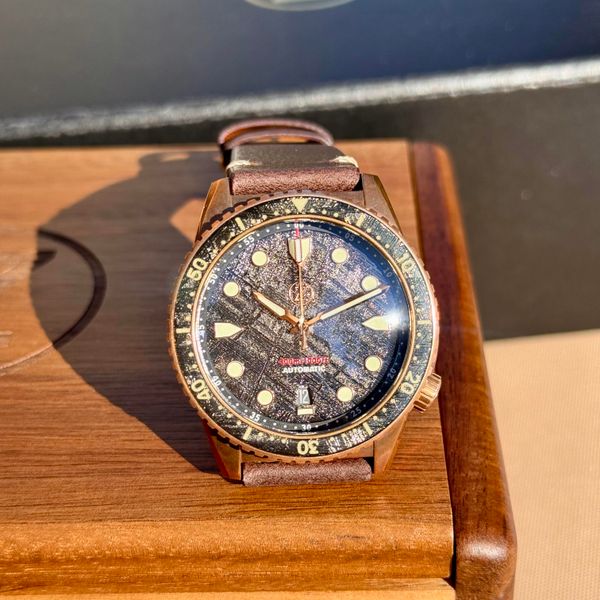 [WTS] Zelos Mako V3 CUSN8 Bronze Double Widmanstätten Meteo…