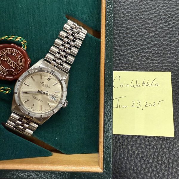 [WTS] 1985 Rolex Date Engine Turned Bezel - Jubilee band 15…