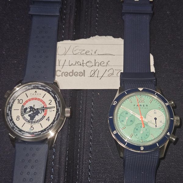 [WTS] Farer Markham II World Timer & Farer Chalcot Chronogr…