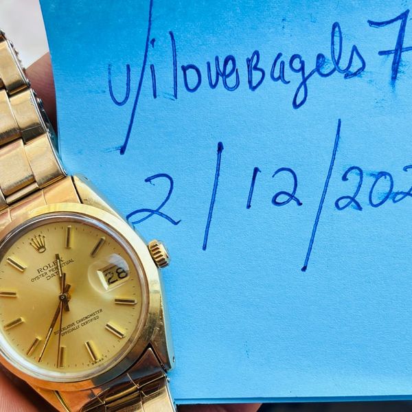 [WTS] Rolex 1550 w full bracelet Gold capped 💥 💥 💥