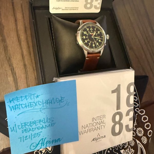 [WTS] LIMITED EDITION 0127/1883 • Alpina Pilot Heritage • H…