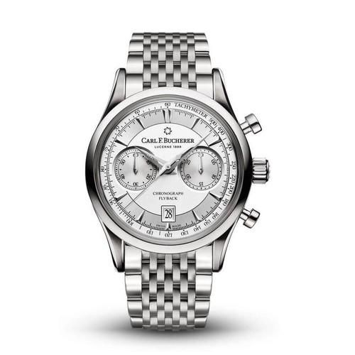 Carl F. Bucherer Manero Flyback Chronograph Automatic Silve…