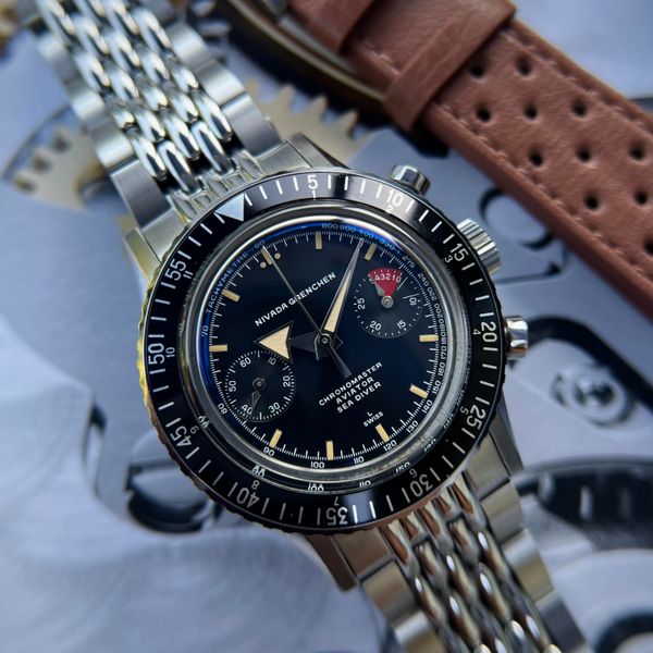 [WTS] Nivada Grenchen Chronomaster Broad Arrow 41mm — Herit…