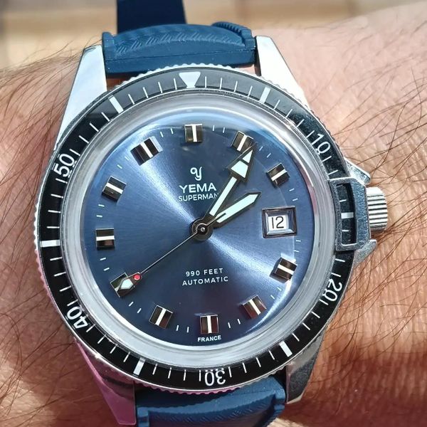 Yema Superman Heritage 41mm azul