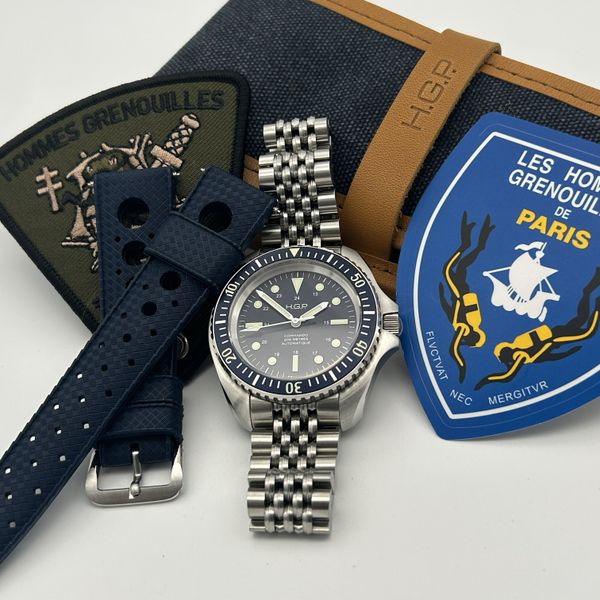 HGP Diver 200M Automatic Commando Diving Watch - Blue