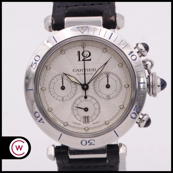 CARTIER Pasha Chronograph 2113 FULL SET