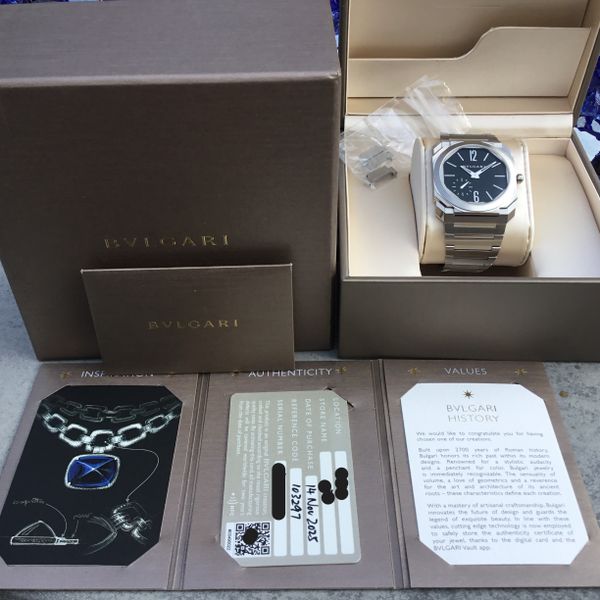FS:  Bulgari Octo Finissimo SS 103297