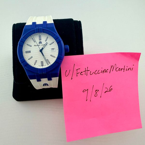 [WTS] Maurice Lacroix Aikon #TIDE – Blue/White – Full Set –…