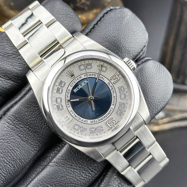 [WTS] Rolex OP36 116000 — Blue/Silver Concentric Dial - Wat…