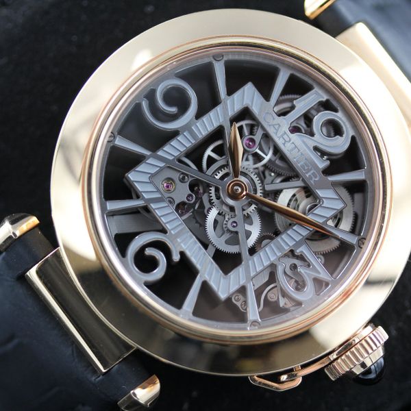 FSOT: Cartier - WHPA0018 - Pasha - Skeleton - Rose Gold - C…