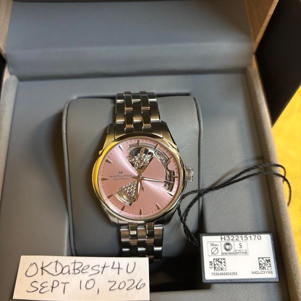 [WTS] Hamilton JazzMaster Pink face BRAND NEW & never worn!…