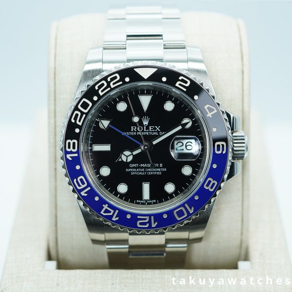 FSOT: Rolex 116710BLNR GMT MASTER 2 BLACK BLUE CERAMIC BEZE…