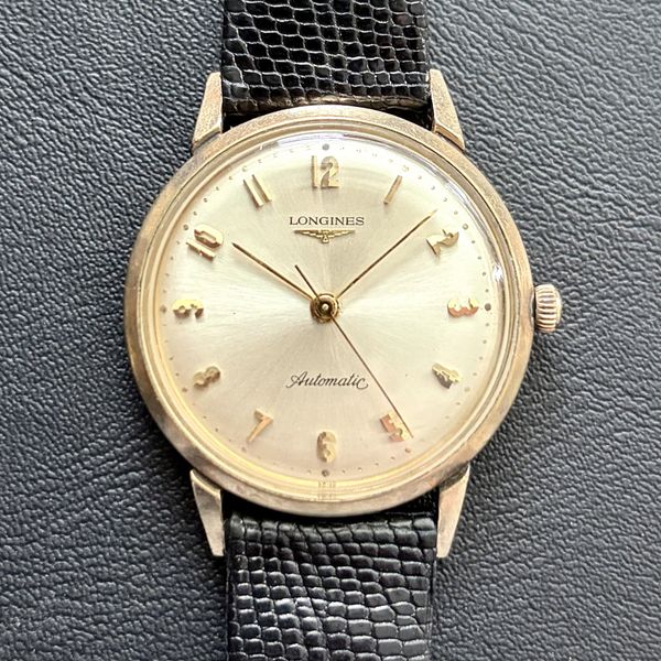 Vintage Longines Grand Prize Automatic Cal 340 10K Gold Fil…