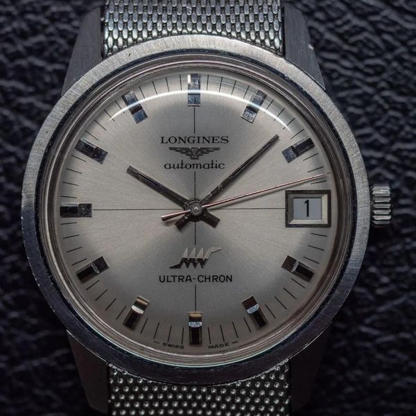 Longines Ultra-Chron - On Longines Mesh Bracelet - Steel (~…