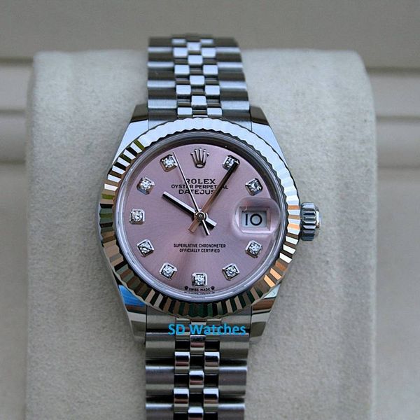 FS: Rolex 279174 Datejust Ladies Watch 28MM Pink Diamond Di…