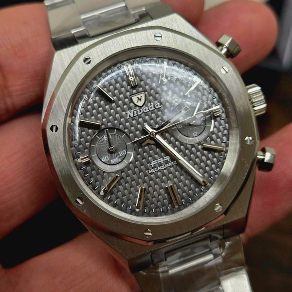 [WTS] Nivada Grenchen F77 Grey Mecaquartz Bracelet — BNIB, …