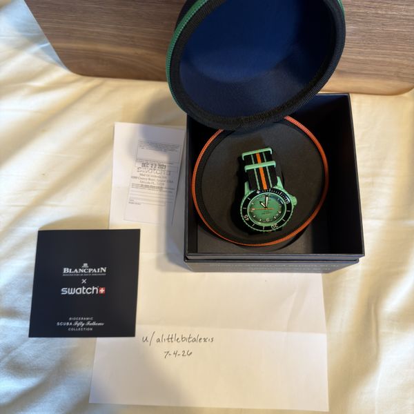 [WTS] Swatch x Blackpain Fifty Fathoms Indian Ocean