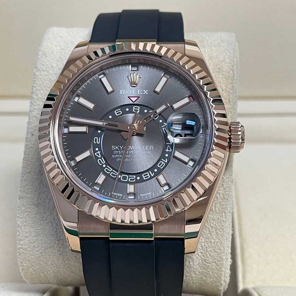 [wts] Rolex Skydweller Rose Gold Rhodium Oysterflex Mint 32…