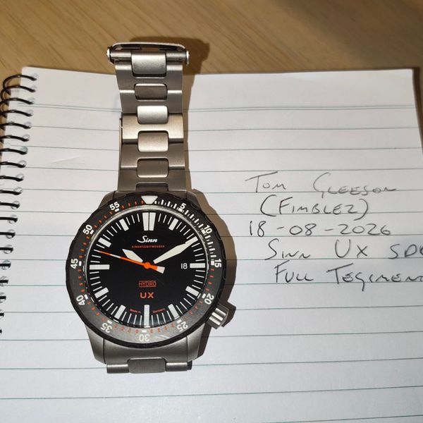 [WTS] Sinn UX SDR Fully Tegimented, Aug-2023, Mint with ext…