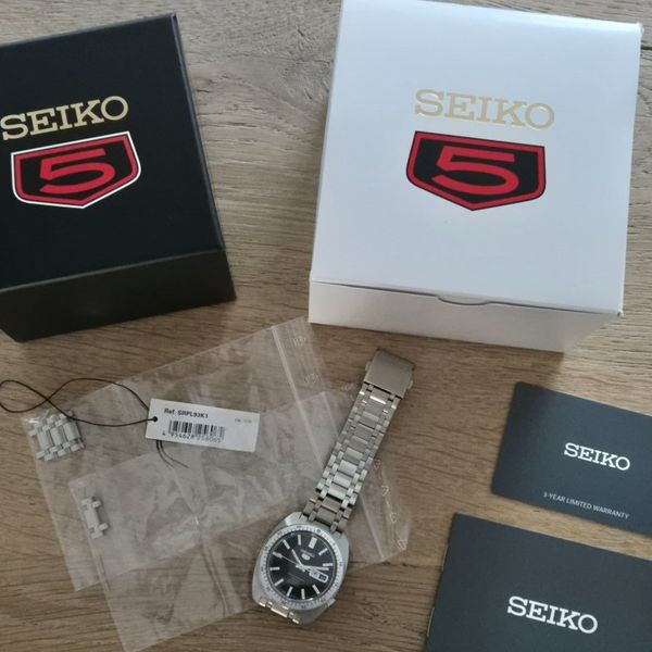 Seiko Gene Kranz schwarz SRPL93K1