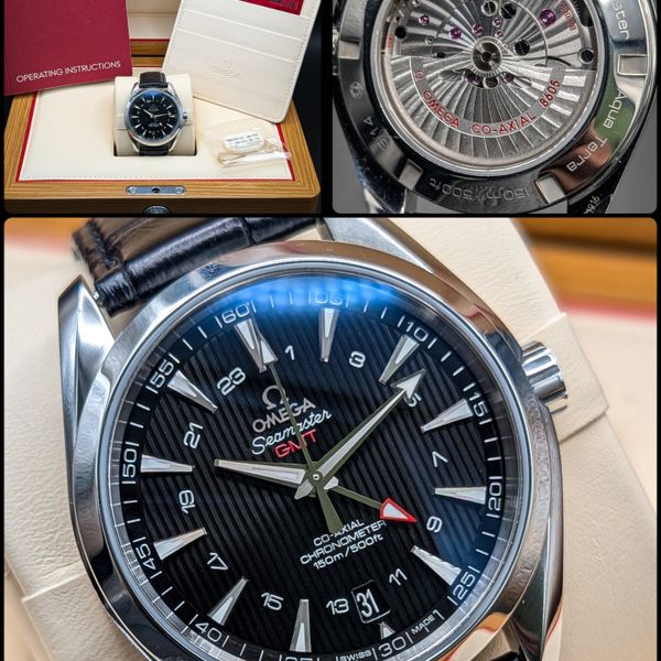 [WTS/WTT] Omega Aqua Terra GMT Black Full Set $3,650