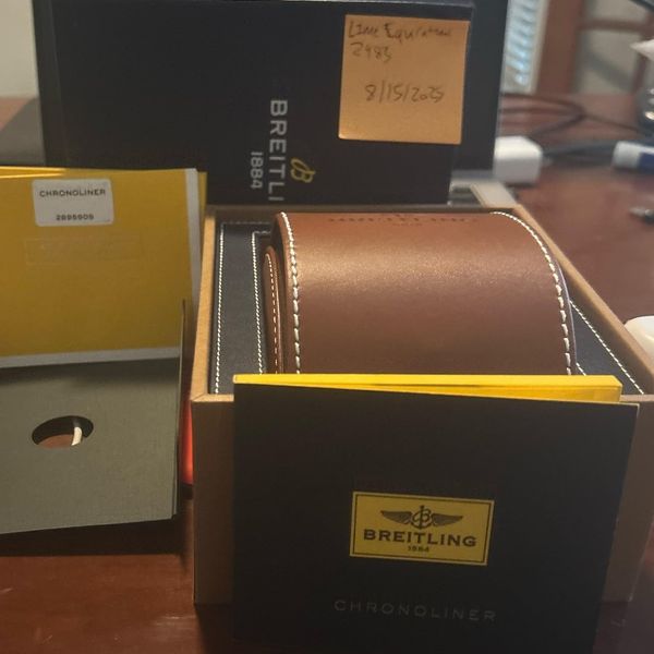 [WTS] Breitling Chronoliner Y24310 46mm Brown Bezel B&P