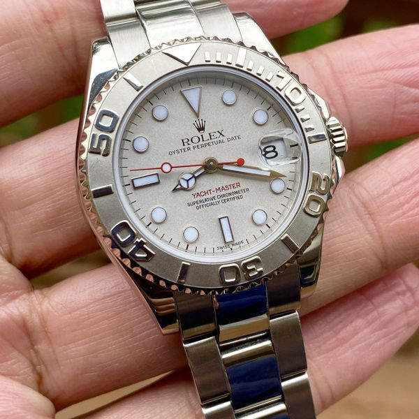 [WTS] Rolex Yachtmaster 168622. Platinum Bezel. Strong Lume…
