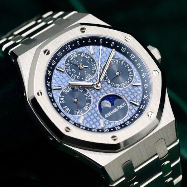 FSOT: Audemars Piguet Royal Oak Perpetual Calendar Ice Blue…