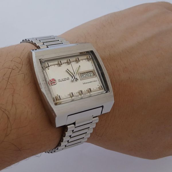 [WTS] Vintage Rado Manhattan Automatic Day-Date Men's Watch…