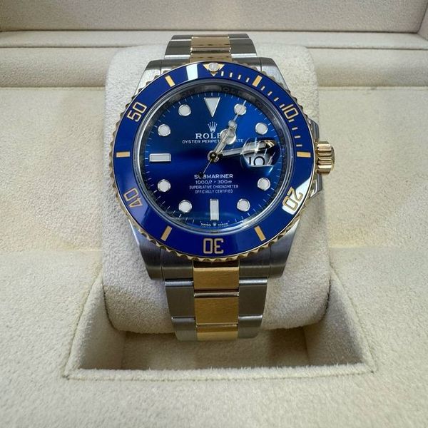 FS: Rolex 126613 submariner watch 18k/ss 41mm blue