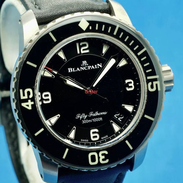 FSOT: >>REDUCED<< BLANCPAIN FIFTY FATHOMS TITANIUM BLACK + …