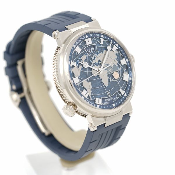 FS: Pre-Owned Breguet Marine Hora Mundi 5557BB/YS/5WV
