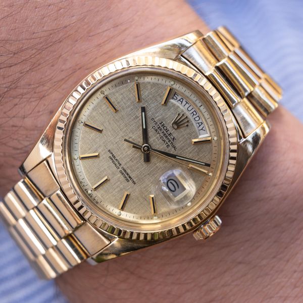 [WTS] 1973 Rolex Day-Date Ref. 1803 | Champagne Linen Dial