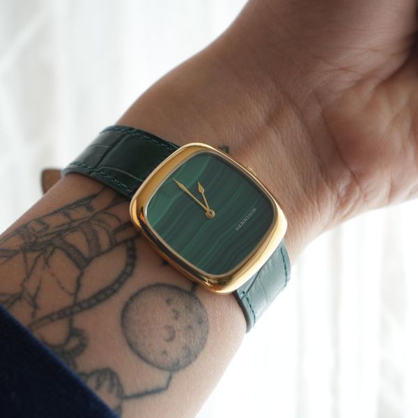 [WTS] Dennison ALD Natural Malachite Stone In Gold