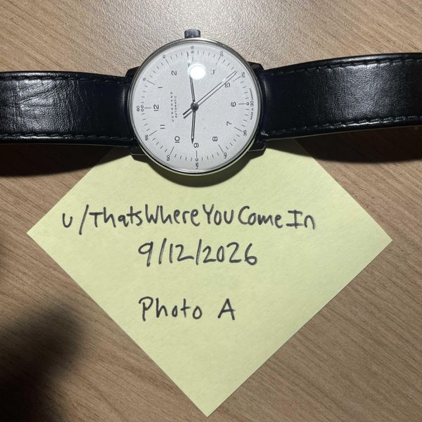 [WTS] Junghans Max Bill Automatic, Model #027/3500.00, Seri…