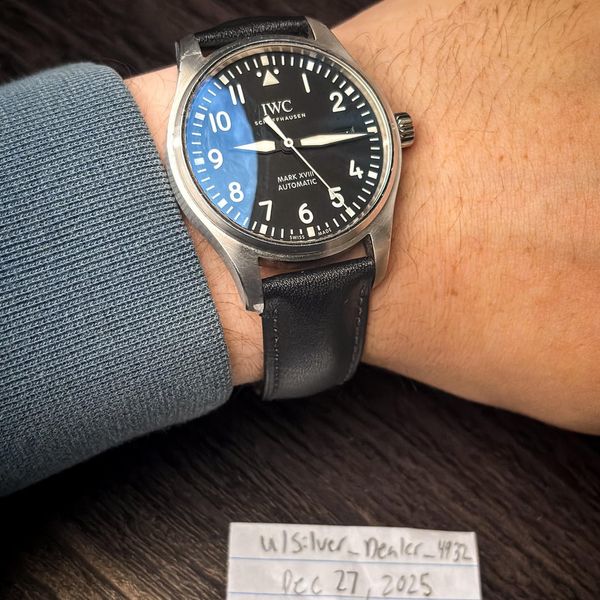[WTS] IWC Mark XVIII Pilot – Ref. 327009 – 40mm Automatic –…