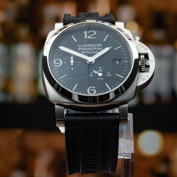 [WTS] PANERAI LUMINOR BITEMPO GMT BLACK DIAL Reference: PAM…